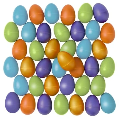 Imagen de THE TWIDDLERS 40 Huevos de Maracas Musicales con 4 Colores Vibrantes para Hacer Que tu Pascua Sea Aún Más Especial