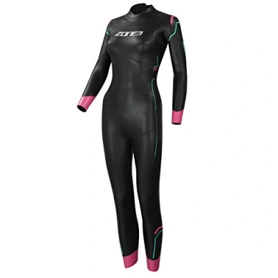 Imagen de ZONE3 Mujer Neopreno Agile, Negro/Rosa/Turquesa, L