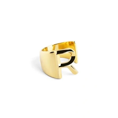 Imagen de Singularu Anillo Anillo, Mujer, Talla: One Size, Letra r oro