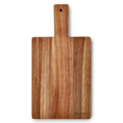 Imagen de Kuppels tabla de cortar NICE, madera acacia, 35 x 18 1,5 cm, con mango, para madera, servir