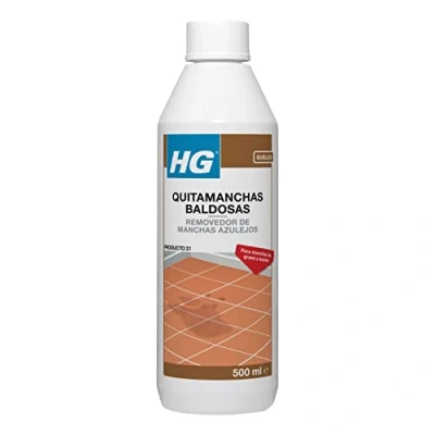Imagen de HG Quitamanchas Profesional para Suelos Porosos,Elimina la Grasa,Manchas de Aceite,Marcas Epoxi Baldosas Terracota,Ladrillos,Losas,Piedra Natural,Porcelana,Hormigón y Cemento 500ml