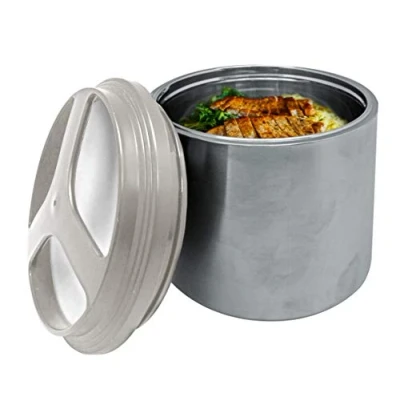 Imagen de Nerthus FIH 728 Lunch Box Termo para sólidos de doble pared Acero Inoxidable 1 Litro capacidad
