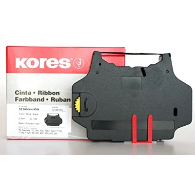 Imagen de Kores Farbband für TA Gabriele 9009, Carbon, schwarz