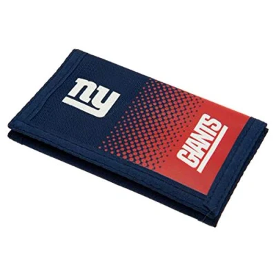 Imagen de New York Giants NFL Cartera con escudo y colores en degradado (Talla Única) (Azul/Rojo)