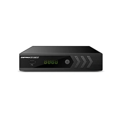 Imagen de DiProgress DPT220HD Decodificador Digital terrestre DVB T2 Doble sintonizador, Negro