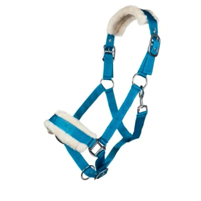 Imagen de HKM Bischofshofen 11796 Cabestro acolchado para caballo, color turquesa