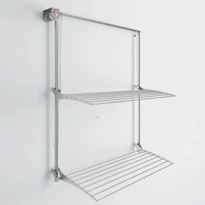 Imagen de Foxydry Wall Plus, Tendedero de Pared Vertical, Aluminio y Acero con 2 Rejillas