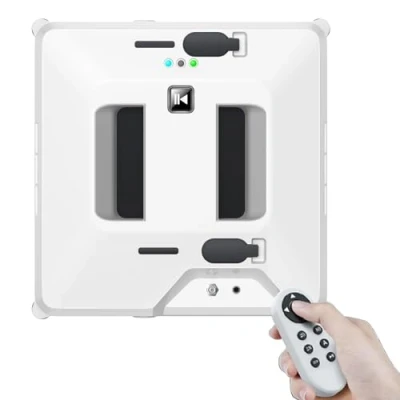 Imagen de ExoticaBlend Robot limpiacristales con función de pulverización, Limpia Cristales electrico Ventanas automatico, Potente Potencia succión 3000pa