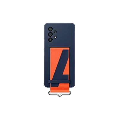 Imagen de Samsung Silicio Back Cover Con Correa Azul Galaxy A53 5G