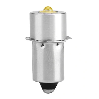 Imagen de Bombilla LED, de la linterna 3W P13.5S luz del trabajo emergencia lámpara antorcha bulbo reemplazo 160 180LM(White 4 12V)