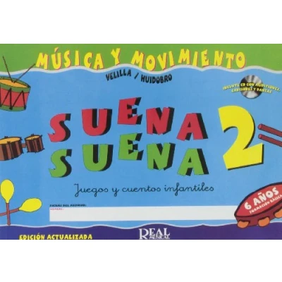 Imagen de Suena 2, Juegos y Cuentos Infantiles, para 6 Años (Formación Básica Fichas del Alumno)