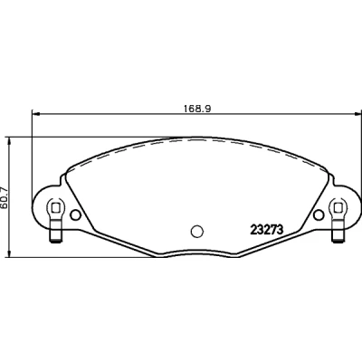Imagen de HELLA 8DB 355 019 421 Juego de pastillas freno con contacto avisador desgaste tornillos pinza CITROËN: C5 I Hatchback, II Hatchback