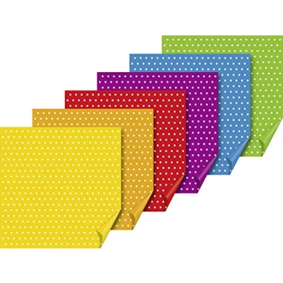 Imagen de &#039;Heyda 204875552 plegable hojas &quot;Puntos 15 x cm, 66 (6 diseños à 11 Hojas) Star Dust Rojo
