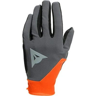 Imagen de Dainese HG Caddo Gloves, Guantes Largos MTB, Downhill, Enduro, All Mountain, Bicicleta de Montaña, Ciclismo, para Hombre y Mujer, Naranja/Gris Oscuro, M