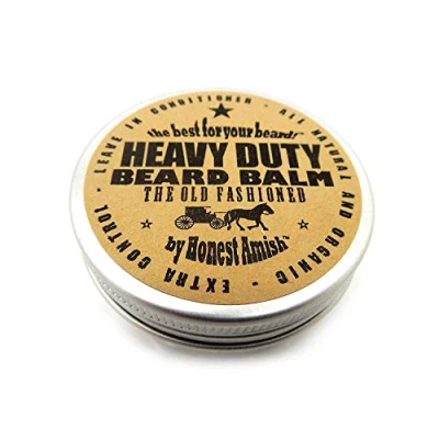 Imagen de Honest Amish Heavy Duty Beard Balm 2 onzas Acondicionador para barba