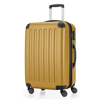 Imagen de HAUPTSTADTKOFFER Spree Maleta rígida, Trolley expandible, Equipaje de Viaje, 4 Ruedas Dobles, TSA, 65 cm, 74 litros, Oro otoño