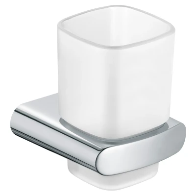Imagen de Keuco Elegance vaso para cepillos de dientes blanco cromo 11650019000