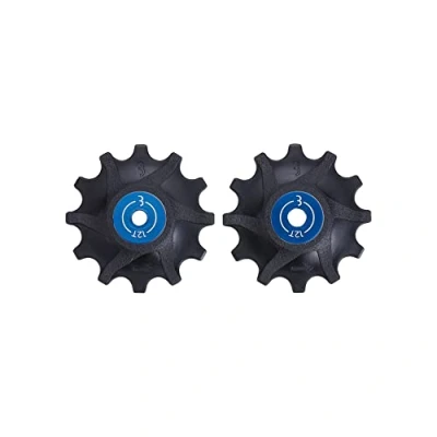 Imagen de BBB Cycling Poleas de Cambio Rollerboys Material Suizo EMS con Mezcla Fibra Vidrio al 40% Juego Casquillos para Diferentes Sistemas Negro