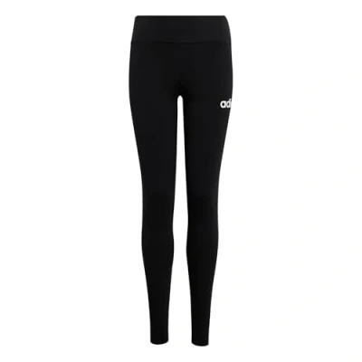 Imagen de adidas Performance Essentials Junior Unisex Leggings para niños, Talla: 7 8a, Black/white