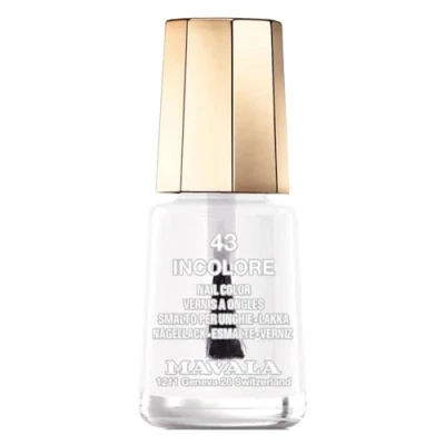 Imagen de MAVALA Mini Colors 5 ml, Esmalte de Uñas Pequeño, Color Incoloro 43, Minimiza la Evaporación, Formulados con Ingredientes Seleccionados, Práctico para Llevar