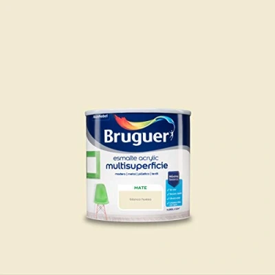 Imagen de Bruguer Acrylic Multisuperficie Esmalte al agua Mate Blanco Hueso 250 ml