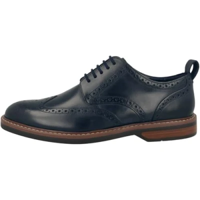 Imagen de Clarks Aldwin Limit, Hombre, Azul Marino (Navy Leather), 40.5 EU