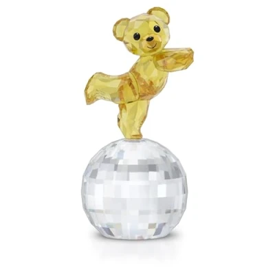 Imagen de Swarovski Figura Oso Kris Ready to Disco, Cristal Amarillo Brillante, de la Colección Bear