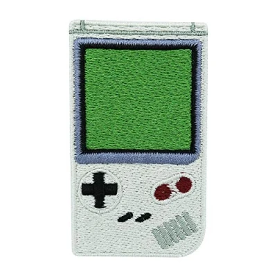 Imagen de Parche Game Boy de la vieja escuela Parches Termoadhesivos Planchado para Ropa Aplique Codera Rodillera Bordado DIY Finally Home