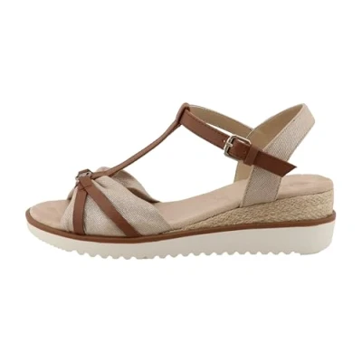 Imagen de TOM Tailor Sandalias de cuña, Mujer, Talla: 40, Gold Zapatos