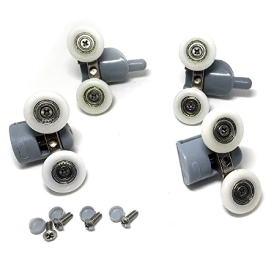 Imagen de 8 x doble puerta de la ducha rodillos/corredores/ruedas 23 mm diámetro