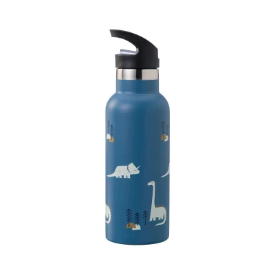 Imagen de Fresk Botella isotérmica para dinosaurio, 500 ml, color verde