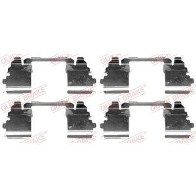 Imagen de QUICK BRAKE 109 1768 Kit de accesorios, pastillas frenos IVECO: DAILY 6 , Pritsche/Fahrgestell, 4 Kasten/Kombi