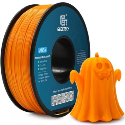 Imagen de GEEETECH Filamento ABS+1.75mm,Filamento para Impresora 3D,1kg/Carrete,Naranja