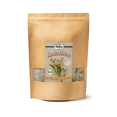 Imagen de Biojoy Flores de tila BÍO (100 g), Té tila, natural sin aditivos (Tiliae flos)