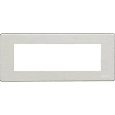 Imagen de Bticino magic Placa para 6 mecanismos rectangular aluminio