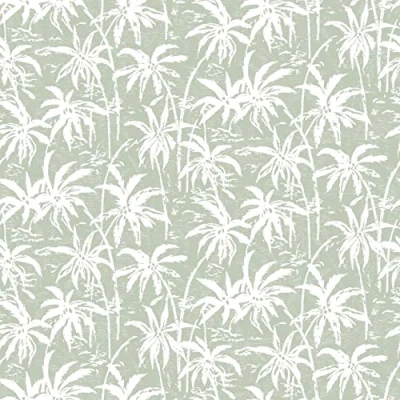Imagen de d c fix mantel hule mesa Manhattan Palmiria verde antimanchas resinado impermeable moderno plastico pvc vinilo para interior y exterior 150 cm x 220 rectangular