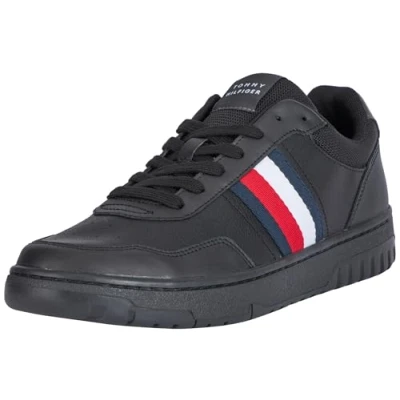 Imagen de Tommy Hilfiger Basket CORE LITE Zapatillas, Hombre, Talla: 43, Black Zapatos