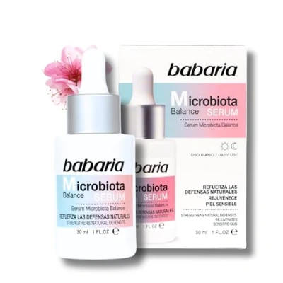 Imagen de Babaria Sérum Microbiota Balance, Refuerza las Defensas de la Piel, Efecto Anti edad, Reduce el Acné, Recomendado Para Pieles Sensibles, 100% Vegano 30ml