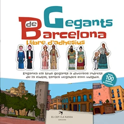 Imagen de Gegants de Barcelona. Llibre d&#039;adhesius: 4 (Llibres d&#039;adhesius les Figures Festa)