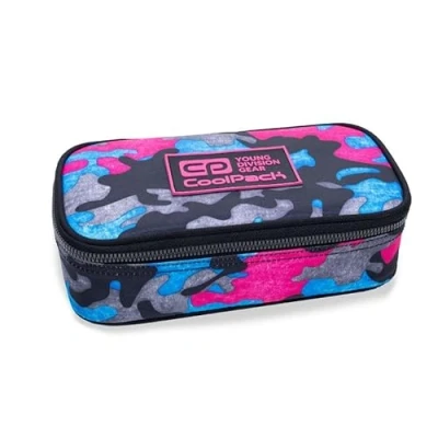 Imagen de Coolpack B63093, Estuche escolar CAMPUS XL CAMO FUSION PINK, Multicolor