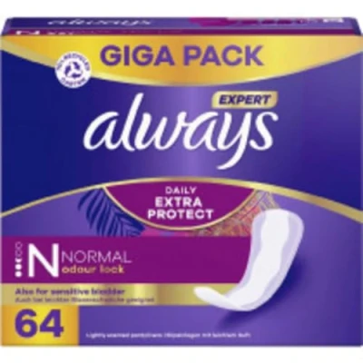 Imagen de always ProFresh Protector de slips normal Gigapack 64