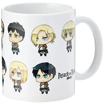 Imagen de GB eye LTD, Attack On Titan, All Chimis, Taza, Madera, Multicolor, 1 Unidad (Paquete de 1)
