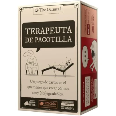 Imagen de Exploding Kittens Terapeuta De Pacotilla Juego Cartas para Adultos y Grupos Amigos a Partir 17 Años 3 8 Jugadores 15 Minutos por Partida Español