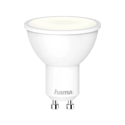 Imagen de Bombilla inteligente Hama GU10, WiFi, sin concentrador, 5,5W, compatible con Alexa y Google Assistant
