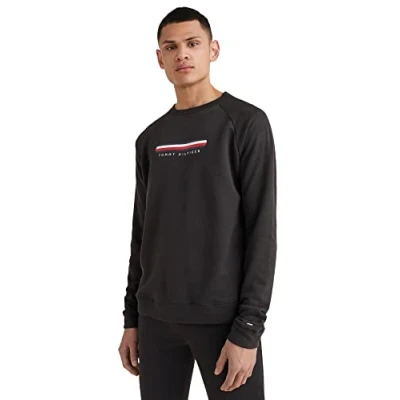 Imagen de Tommy Hilfiger Track Camiseta de pijama, Hombre, Talla: Large, Black