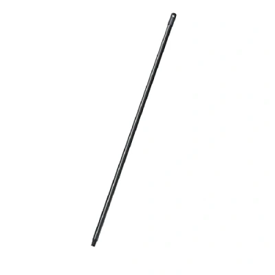 Imagen de Addis Grande 513885 Mango de Escoba Metal para Exteriores con fijación Tornillo y Gancho Mano Final, Negro, 3 x 130 cm