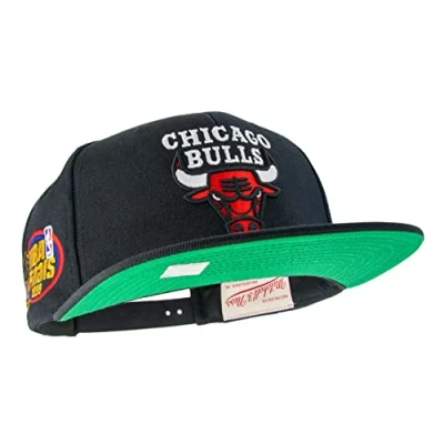 Imagen de Mitchell &amp; Ness NBA Top Spot Snapback HWC Chicago Bulls, Negro