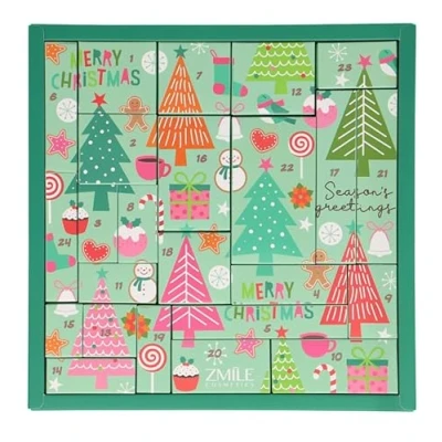 Imagen de ZMILE Cosmetics Beauty Advent Calendar &#039;Pinetrees&#039; 24 Surprises for Make Up and Styling in Trendy Puzzle with Vegan