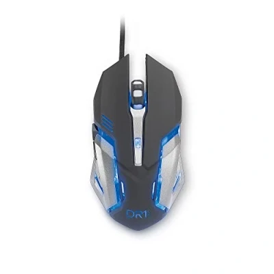 Imagen de DR1TECH [Amazon Exclusive] Avenger Ratón Gaming con Cable De Tela Ultra Resistente 6 Teclas hasta 3200 dpi Diseño Ligero Y Ergonómico Alámbrico para PC/PS4/XBOX