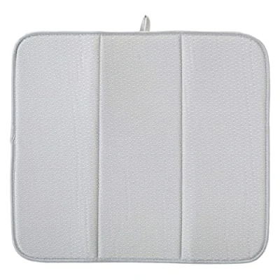 Imagen de Vigar Posavajillas de Microfibra Super Absorbente 45 x 40 0.7 cm Colección Rengo Material Antibacteriano Plegable para Almacenar Gris